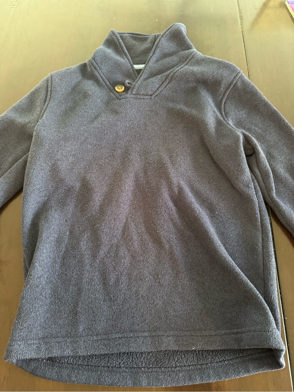 Old Navy Boys Shawl Pullover - Charcoal